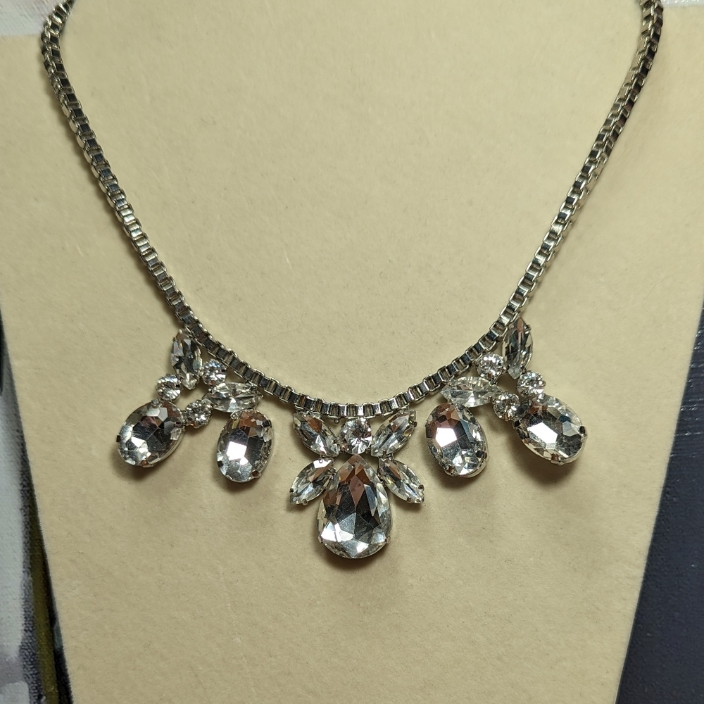 NWT Vintage "Angel" Rhinestone necklace